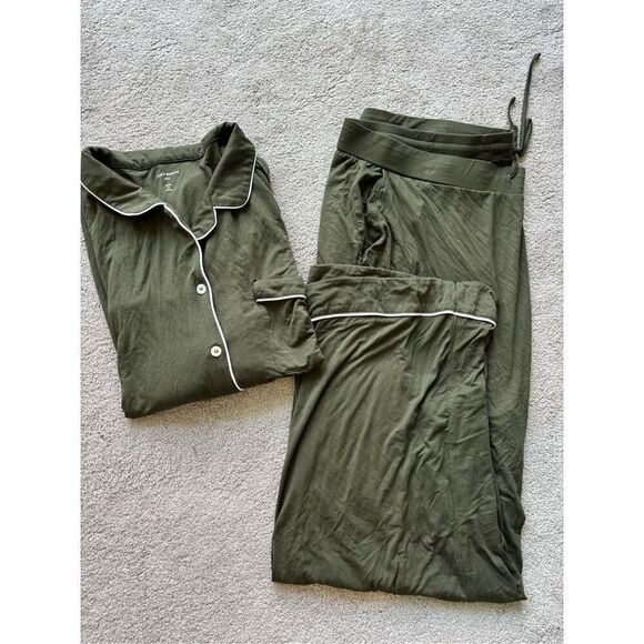 NWOT Cozy Earth Bamboo Stretch-Knit Short Sleeve & Pant Pajama Set $140 2XL  F15 - Picture 4 of 9